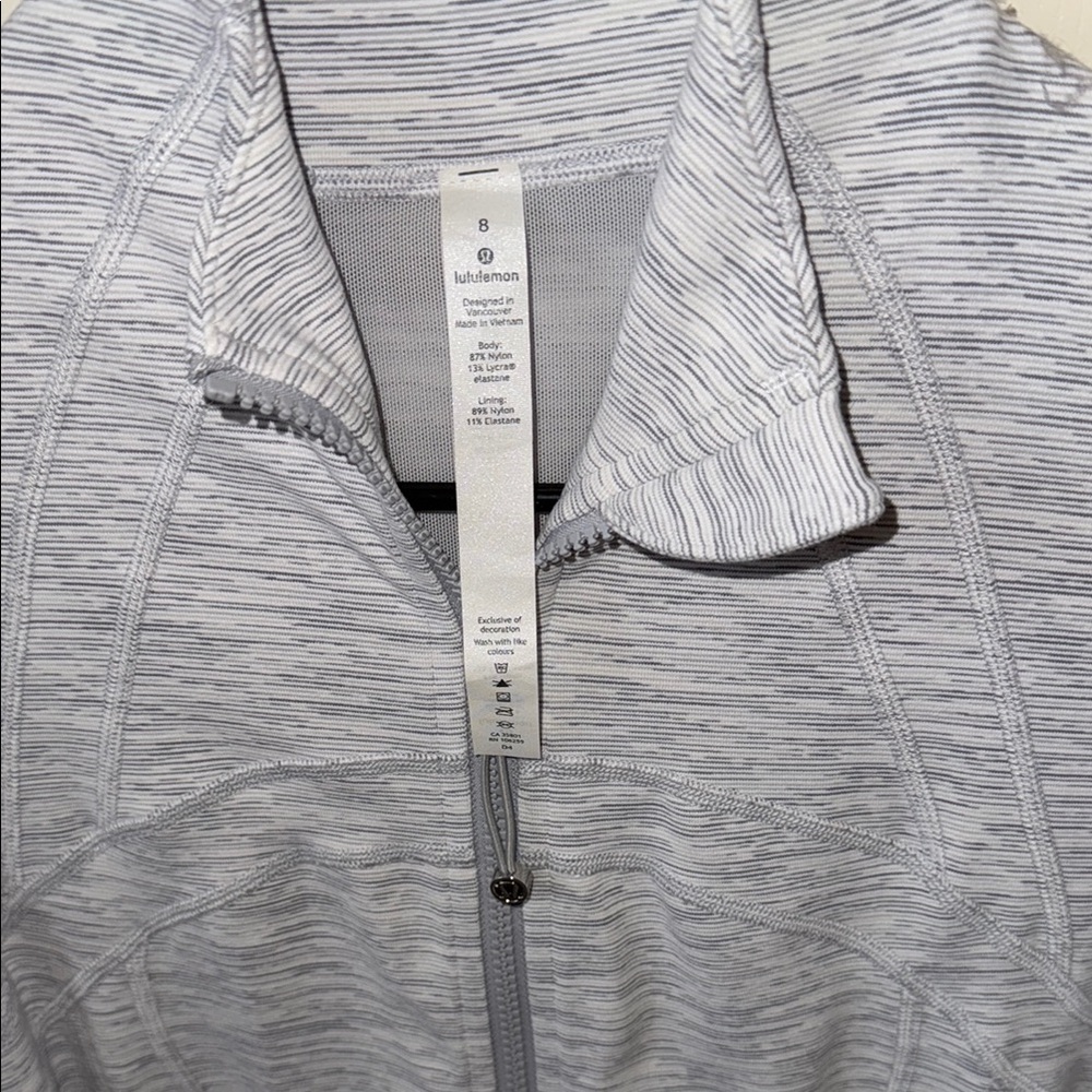 Lululemon Athletica Gray Utility Jacket Streamlined Performance - Picture 4 of 5